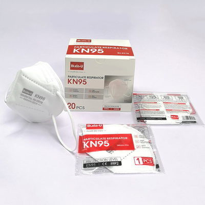 KN95 blanc confortable filtrant le demi masque avec la norme GB2626-2019