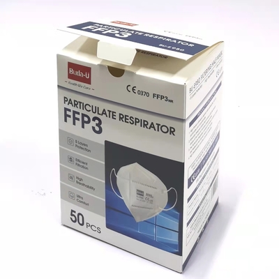 Masque protecteur d'Earloops FFP3, particules filtrant le demi respirateur de masque protecteur, efficacité de filtration du masque protecteur FFP3 99%