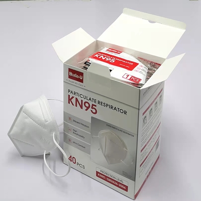 FDA u.c.e. a énuméré 5 le respirateur particulaire 40pcs de la couche KN95