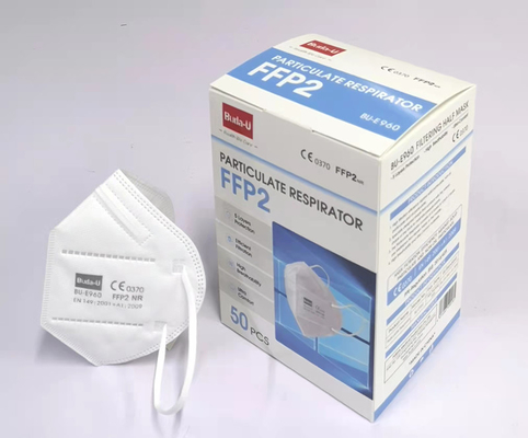 Le masque FFP2 protecteur jetable adulte aucune valve de respiration avec du CE et le FDA s'est enregistré