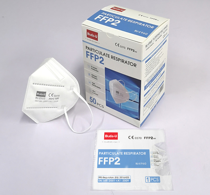 respirateur 50pcs FFP2 particulaire jetable blanc pour les hommes et des femmes