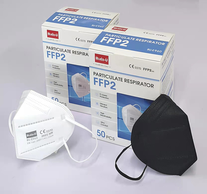 Respirateur particulaire de BU-E960 FFP2, 5 couches de FFP2 filtrant le demi masque