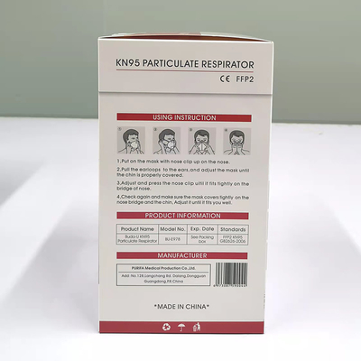 Le respirateur KN95 approuvé par u.c.e. masque GB2626-2019 la norme 40pcs blanc