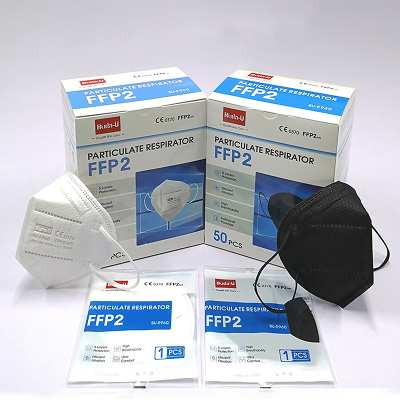 Le masque particulaire de respirateur de BU-E960 5Ply FFP2 NR pour les hommes et des femmes, répond à des normes de PPE