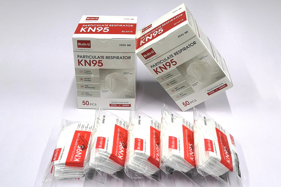 Certification de la CE de masque de respirateur d'Earloops KN95 et enregistrement de FDA, masque protecteur de protection, modèle autorisé par u.c.e. de FDA