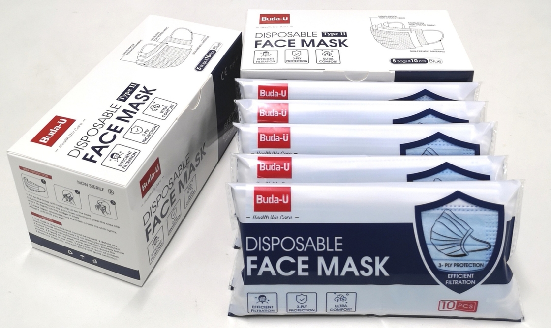 ASTM 3PLY Earloop que jetable le masque protecteur, norme protectrice adulte du masque protecteur ASTM, FDA s'est enregistré